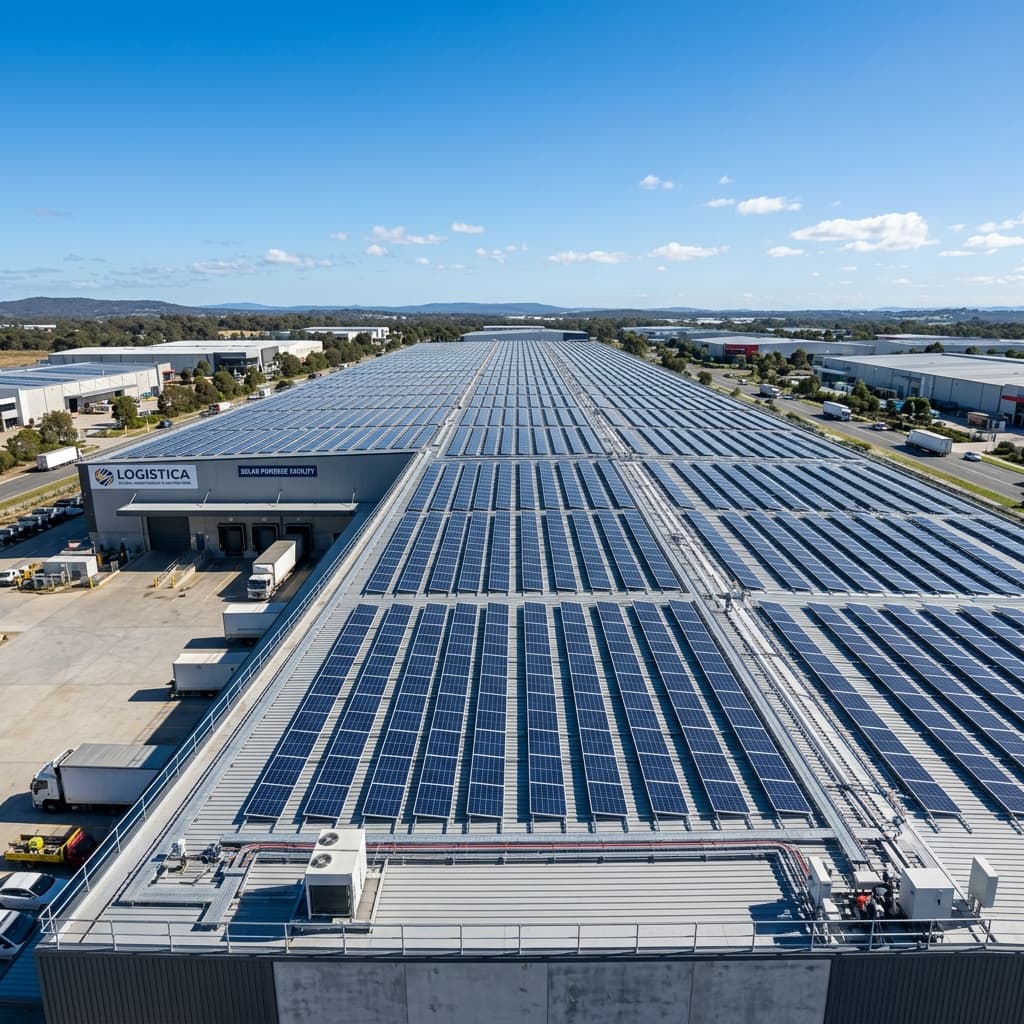 Commercial Rooftop - Solar Installation by Krivatec Renewables in Pune, India