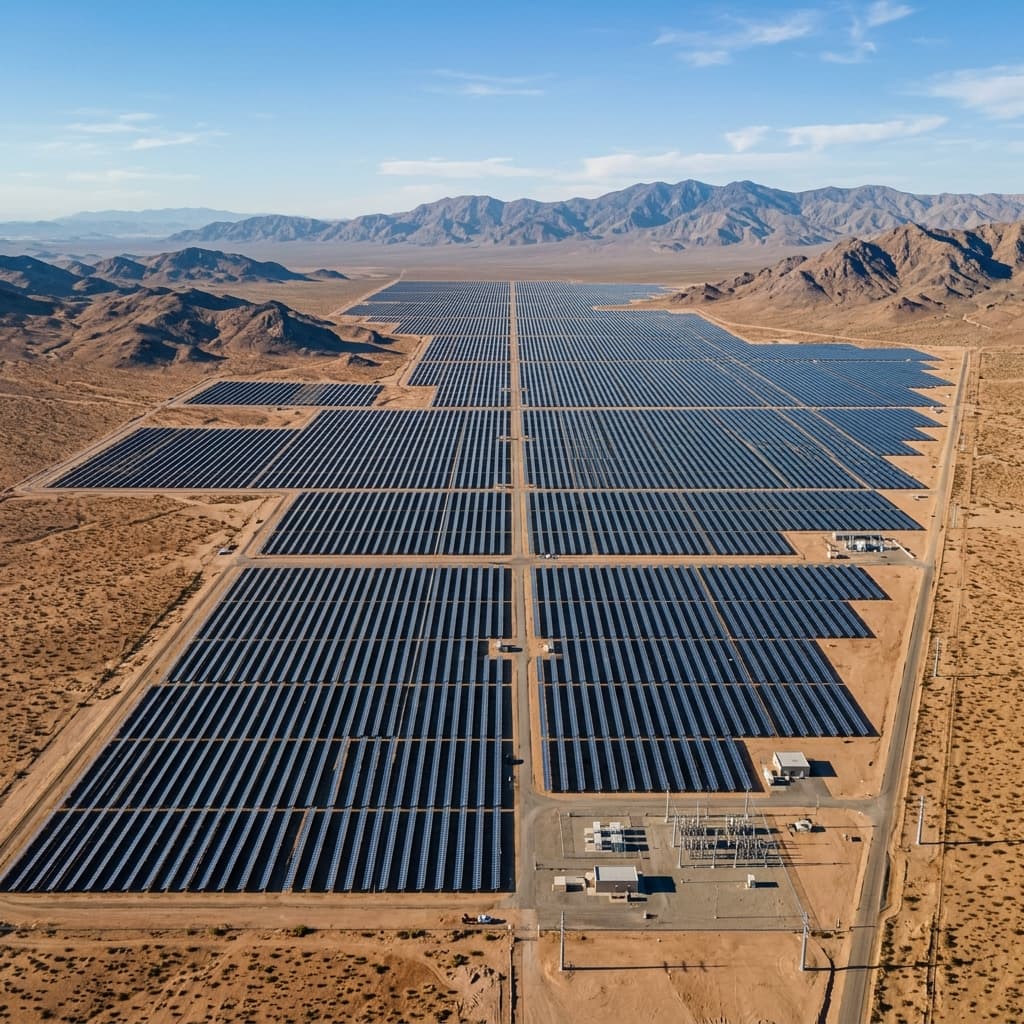 Industrial Solar Plant - Solar Installation by Krivatec Renewables in Ahmedabad, India